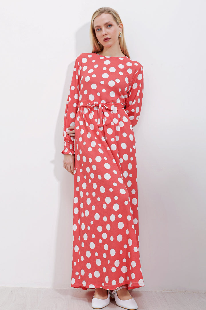 BGD Women Knitted Hijab Dress - Pink - Avondale