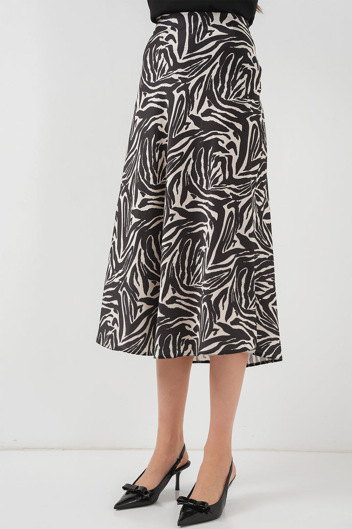 BGD Women Satin Skirt - Light Beige - Marino