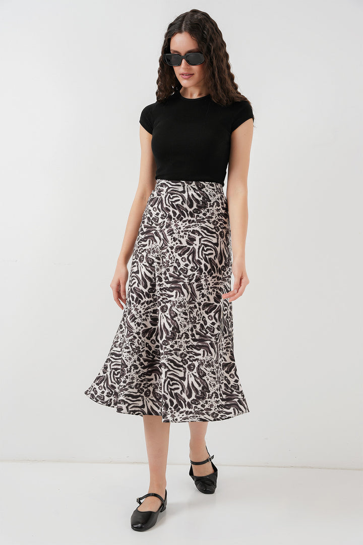 BGD Women Satin Skirt - Beige - Honolulu