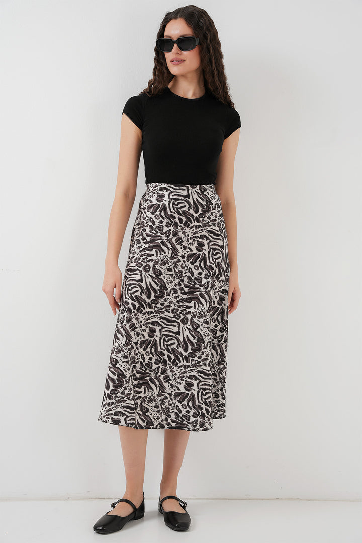 BGD Women Satin Skirt - Beige - Honolulu