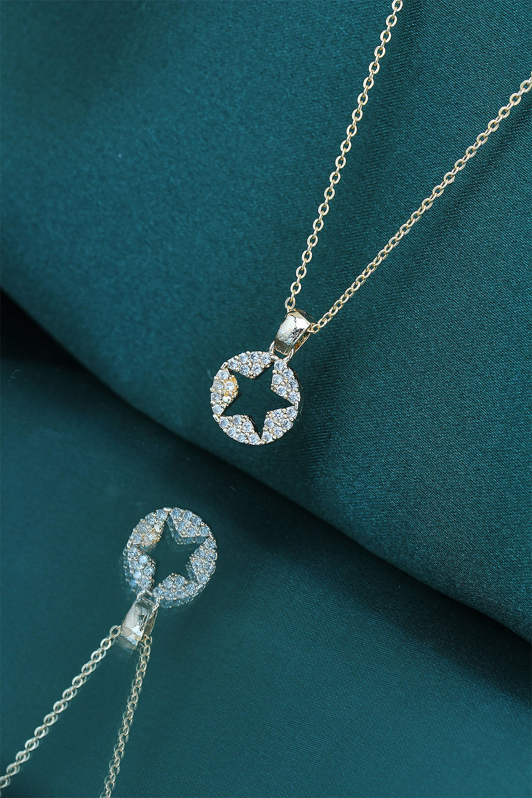 EBJ Star Design Gold Color Women's Necklace - Novohrad-Volynskyi