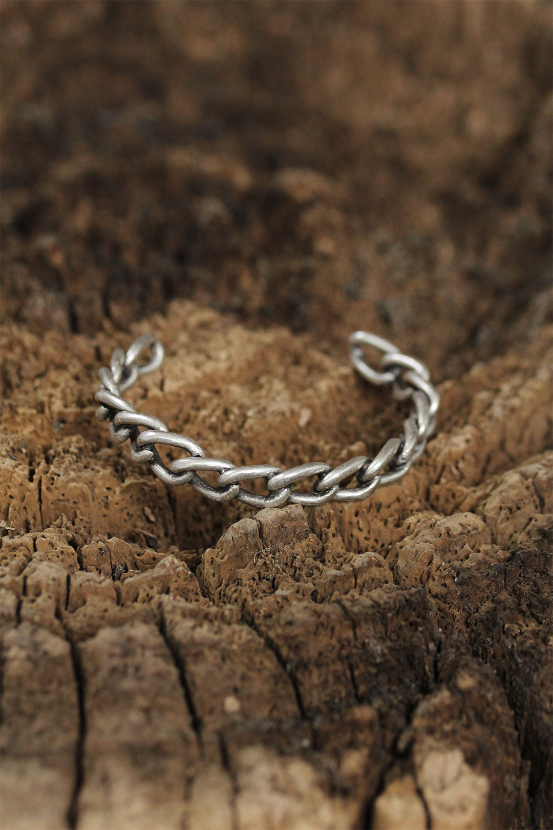 EBJ New Season Chain Designed Men's Cuff Bracelet - Anglet