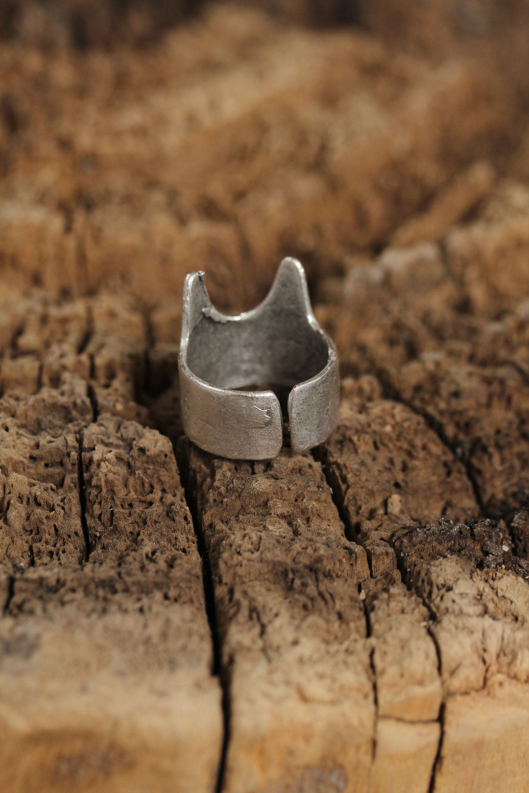 EBJ Adjustable Women's Ring with Authentic Cat Design - Nelson