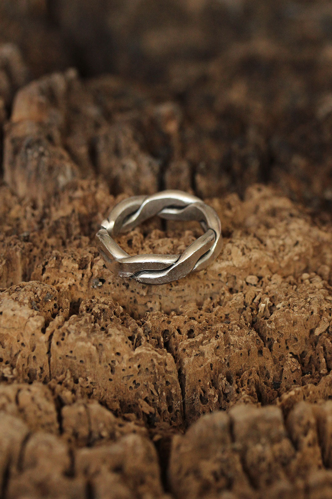 EBJ Coil Model Adjustable Men's Ring - Shostka