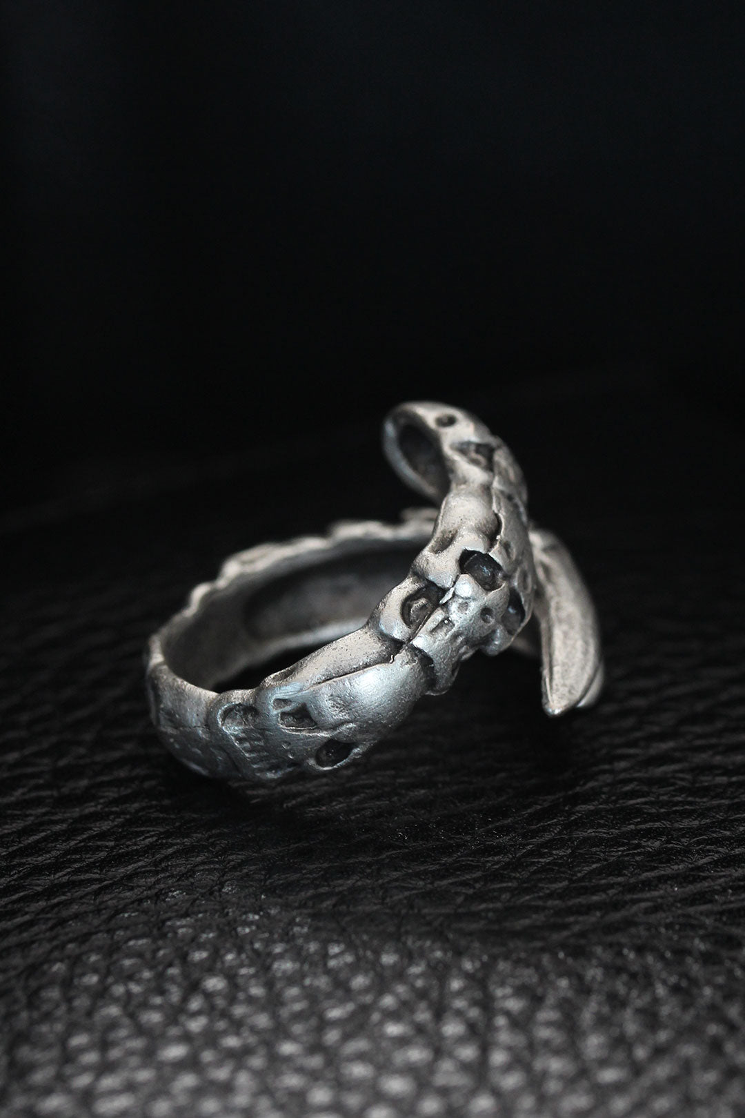 EBJ Adjustable Skull Claw Model Men's Ring - State College