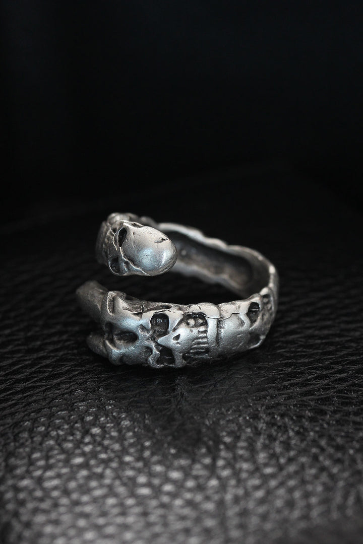 EBJ Adjustable Skull Claw Model Men's Ring - State College