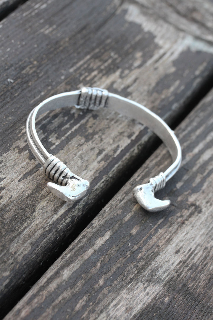 EBJ Authentic Metal Bracelet with Horn Figure for Men - Jūrmala