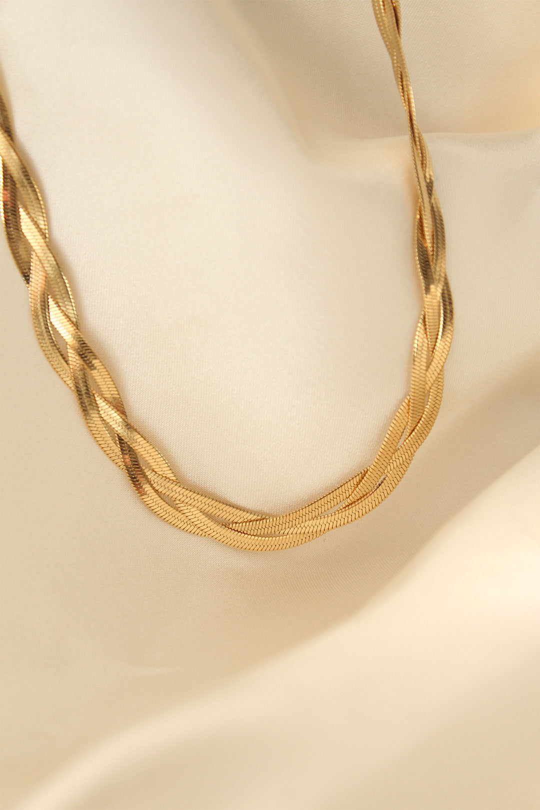EBJ Steel Gold Color Spiral Necklace - Iaşi