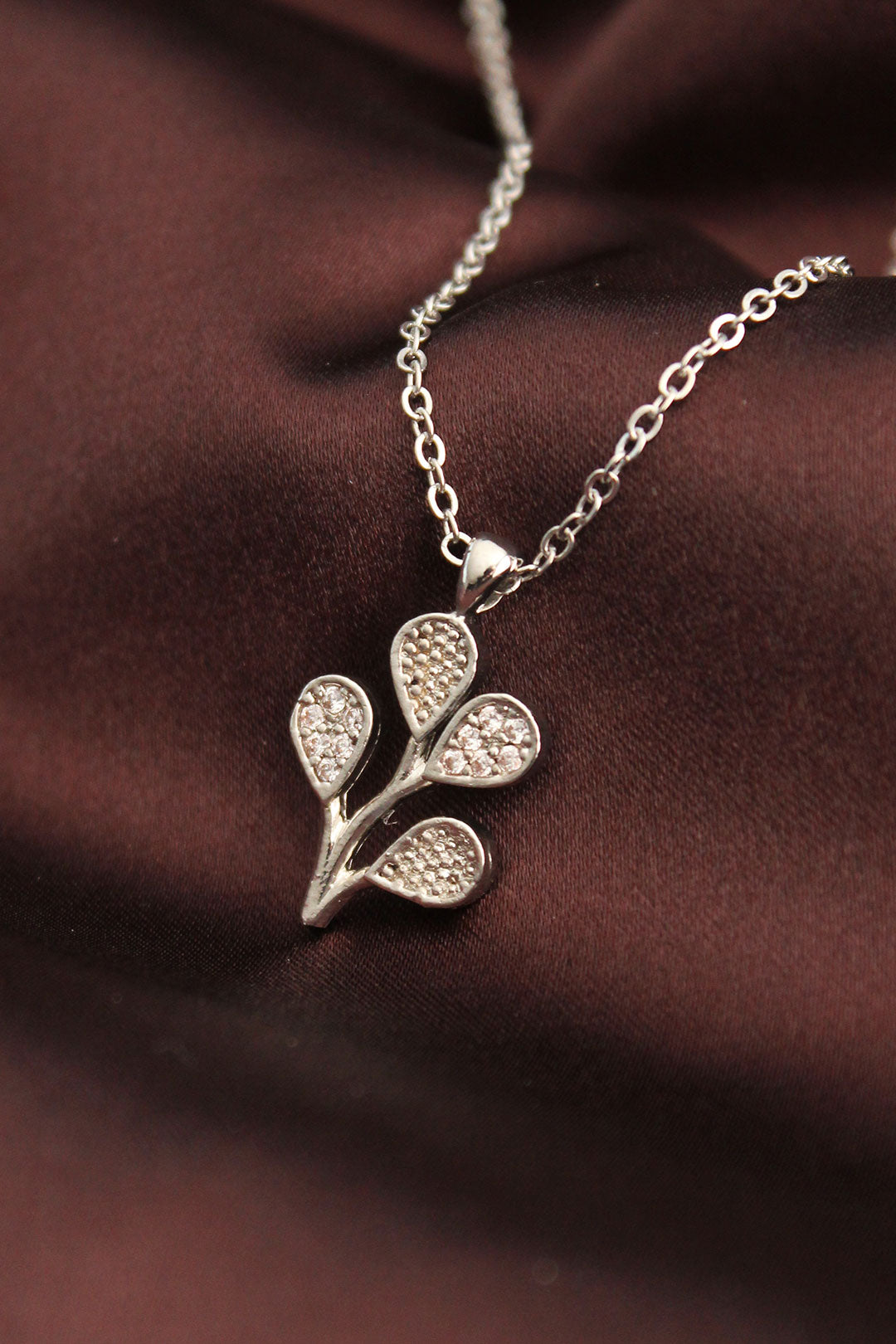 EBJ Silver Color Zircon Stone Multi Balloon Necklace - Birmingham