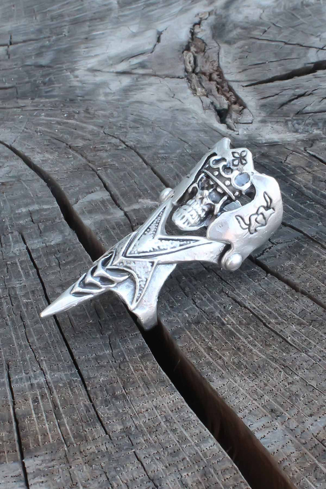 EBJ Silver Color Men's Ring with Joint - Wilrijk