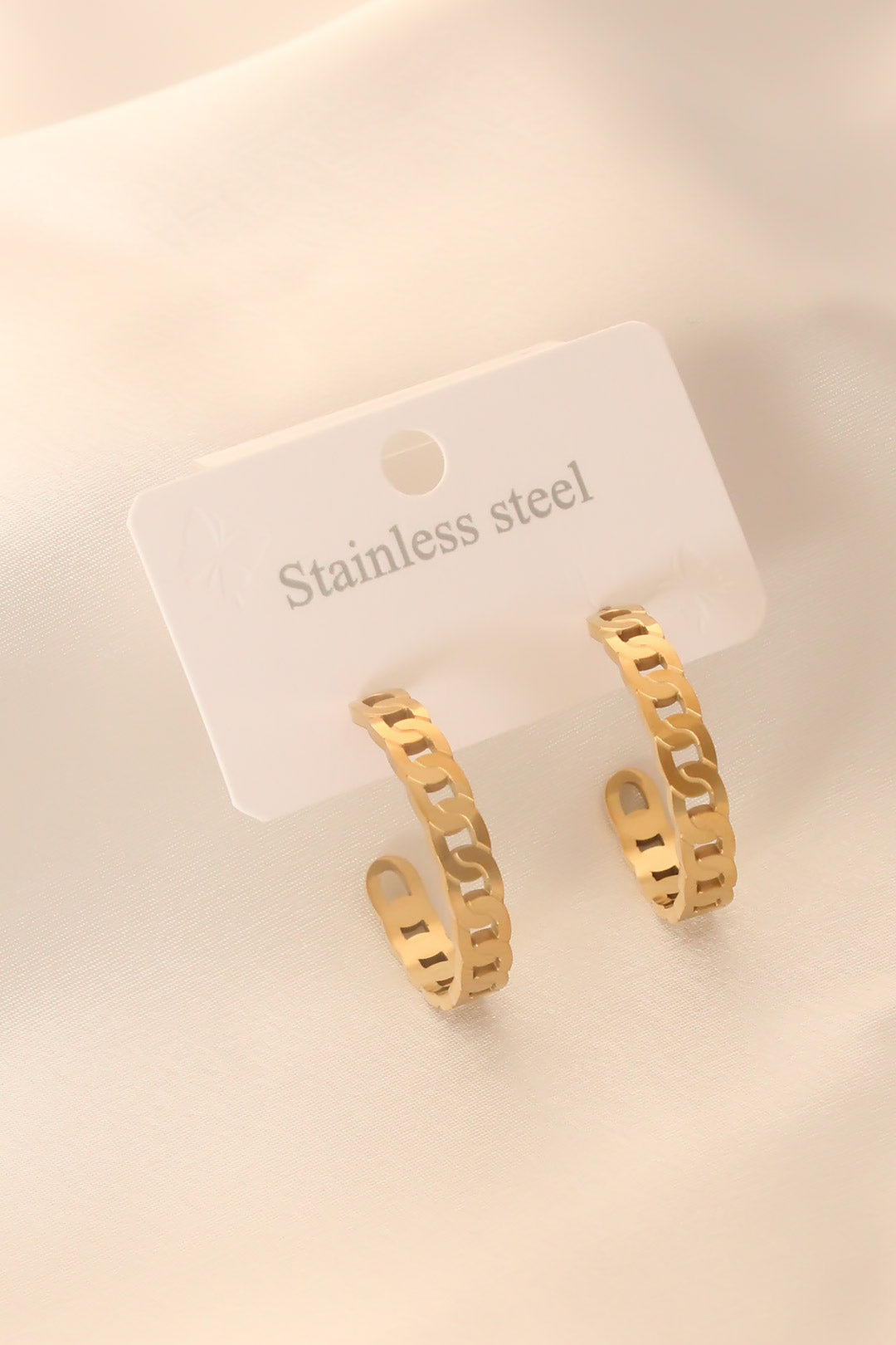 EBJ Gold Color Ring Stainless Steel Women's Earring - Herriman