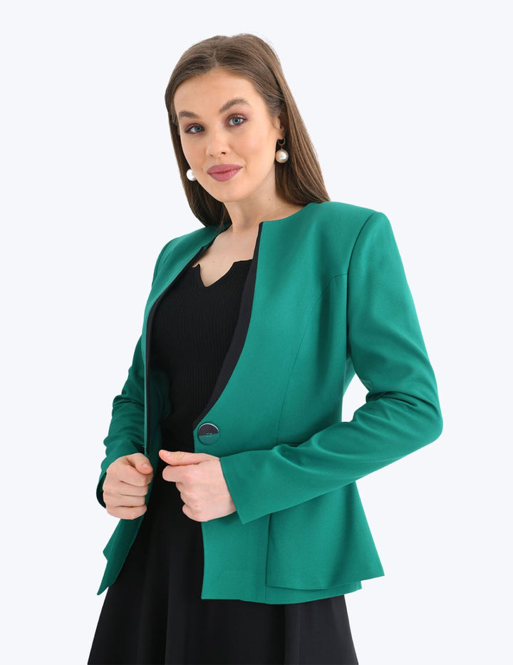 NDL Women Flared Skirt Women's Suit Green - Vestavia Hills