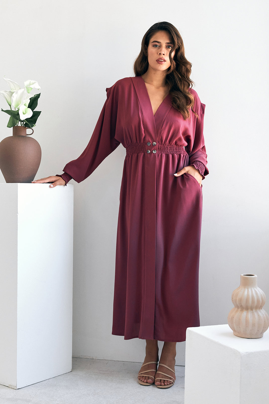 ZRF Women Laura Buys Ruffled Blouse - Dried Rose - Korydallós