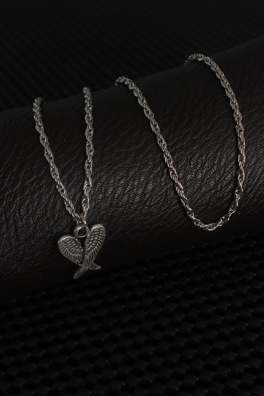 EBJ Silver Color Wing Figure Men's Necklace - Clifton