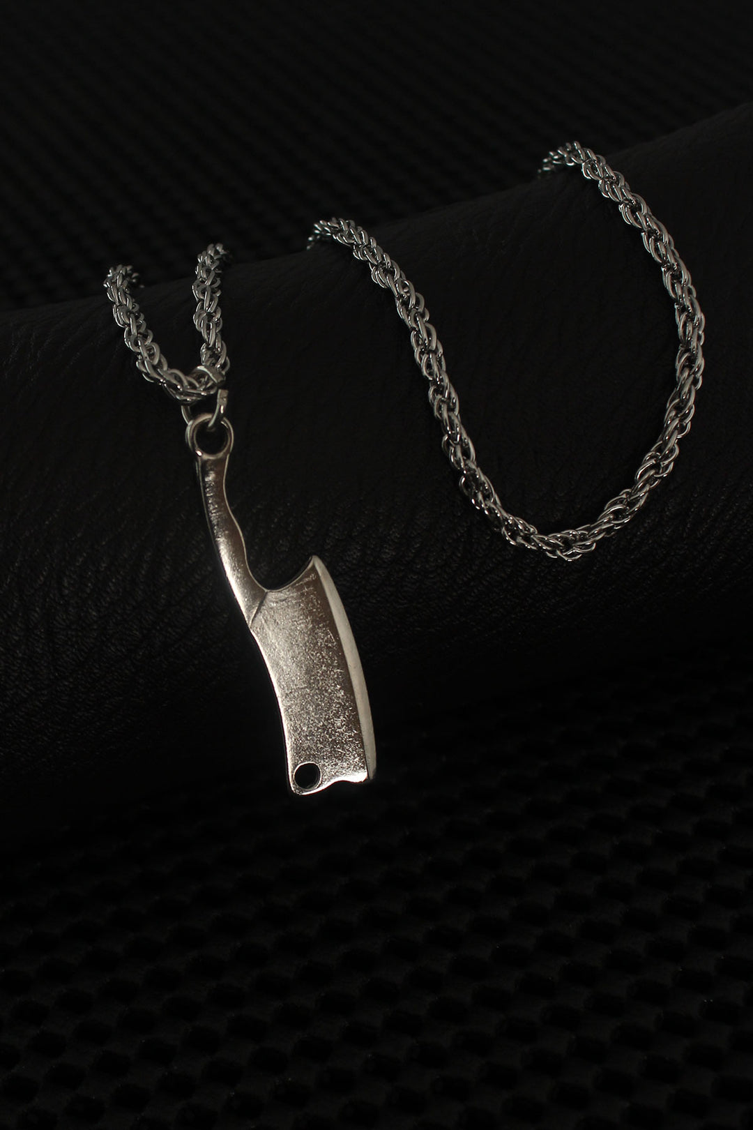 EBJ Silver Color Line Figure Men's Necklace - Hamilton