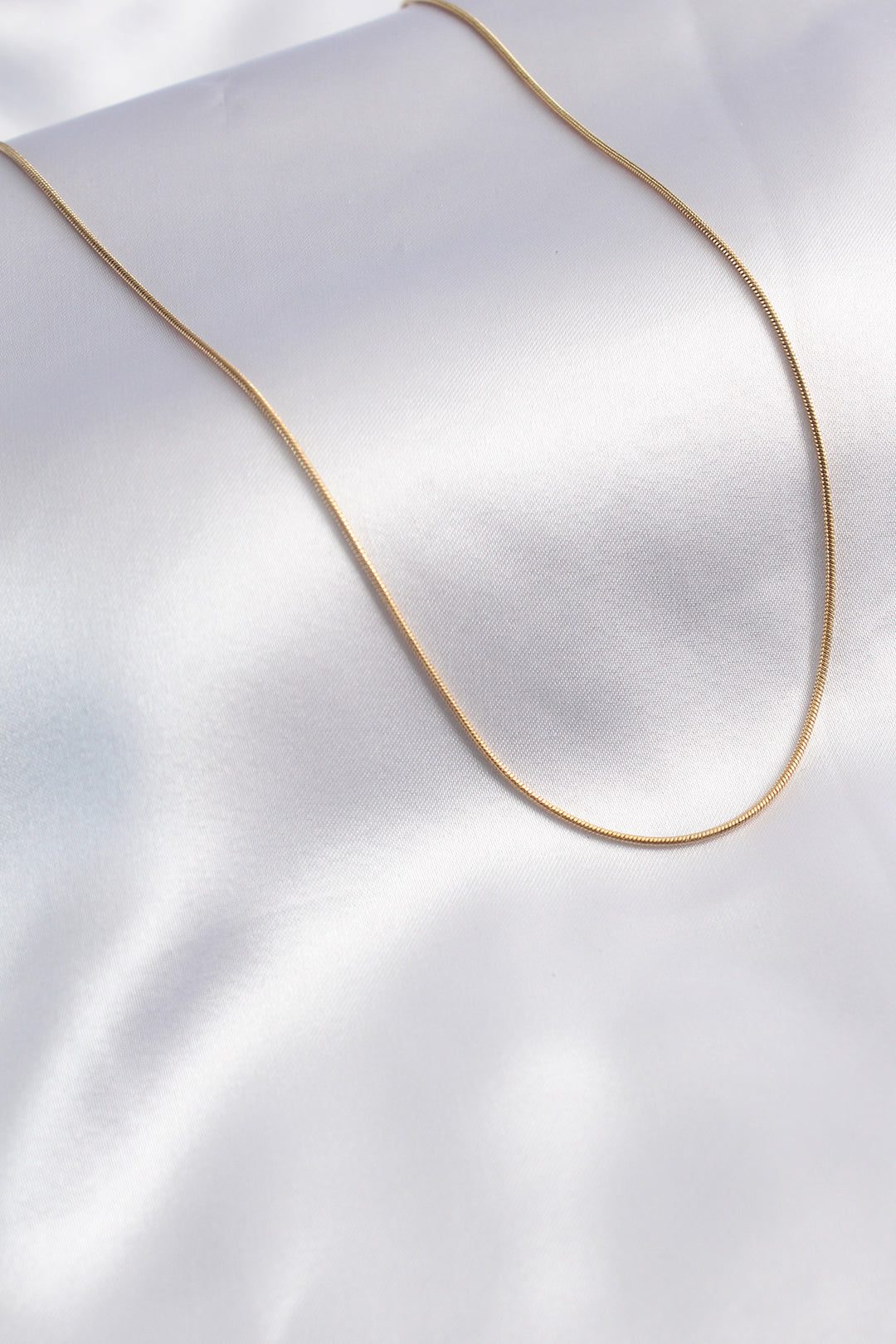 EBJ 316L Steel Gold Color 60 cm Snake Model Women's Necklace - Melbourne