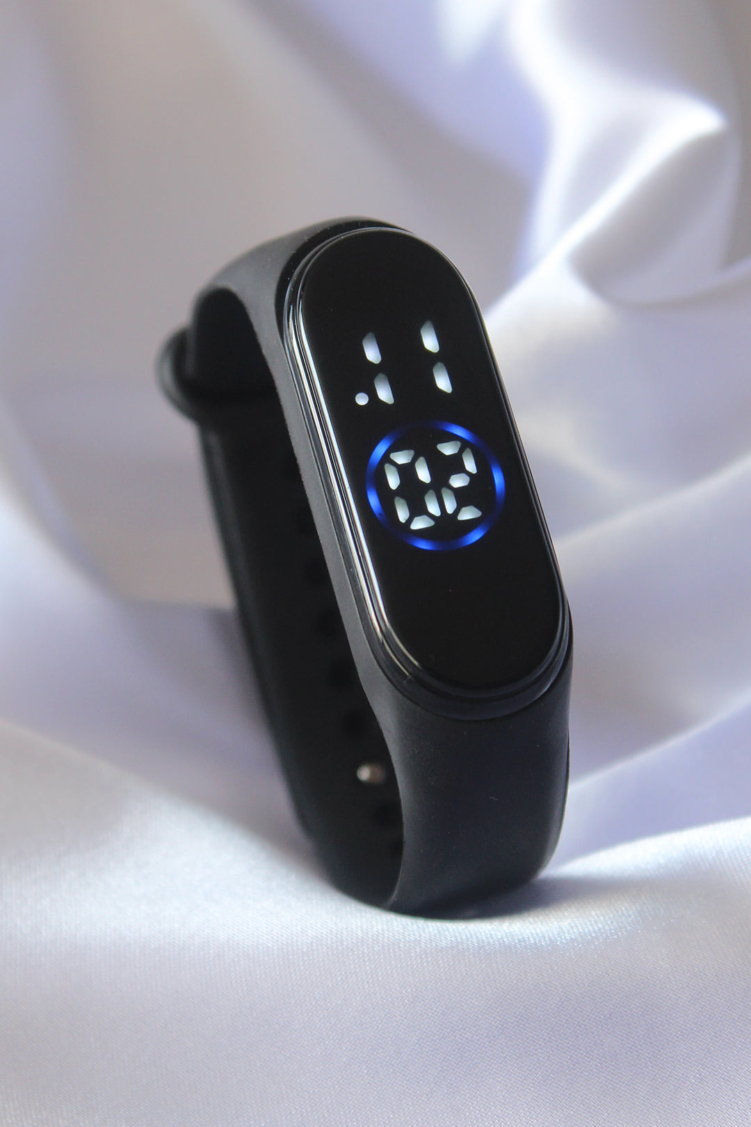 EBJ Black Color Silicone Strap Touch Digital Watch - Uman