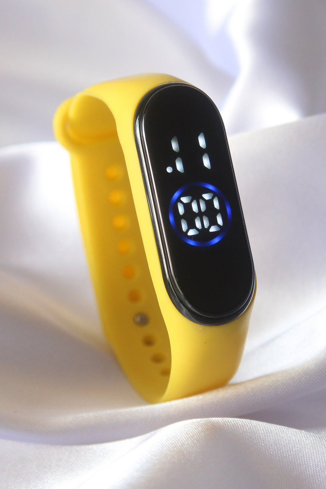EBJ Yellow Color Silicone Strap LED Touch Watch - Coalville