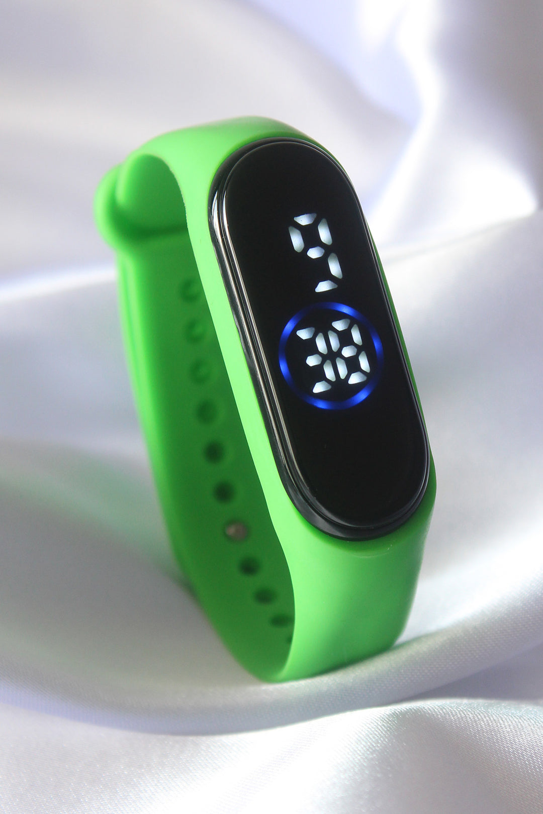 EBJ Green Color Silicone Digital Touch LED Watch - Newbury