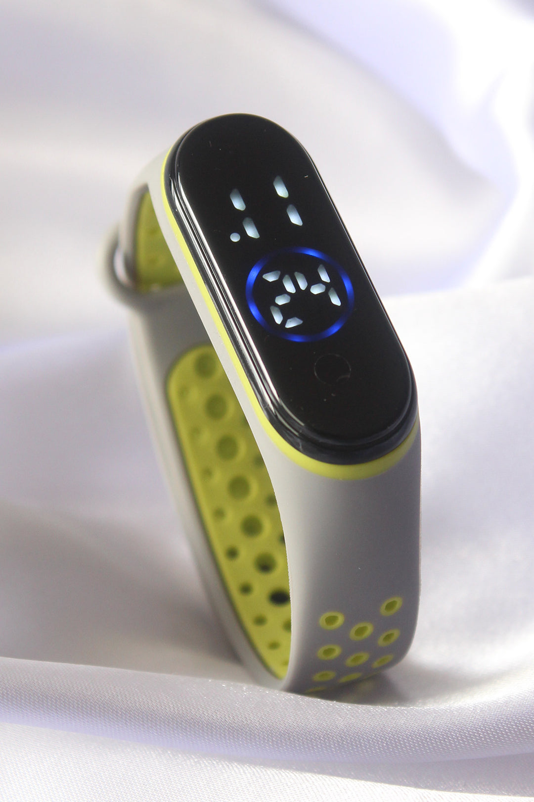 EBJ Gray Green Color Silicone Strap Digital Touch Led Watch - Greenacres