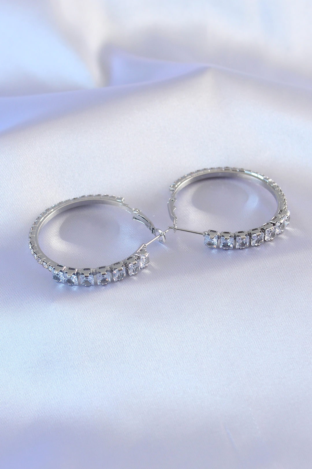 EBJ Silver Color Zircon Stone Women's Earring - Sint-Truiden