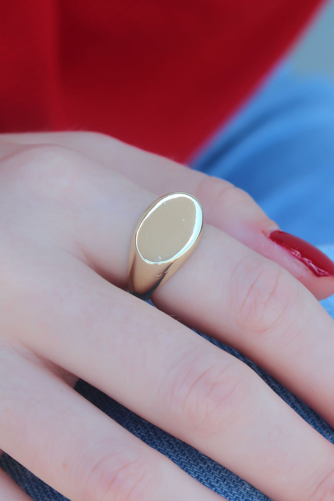 EBJ Gold Color Women's Ring - Kryvyi Rih