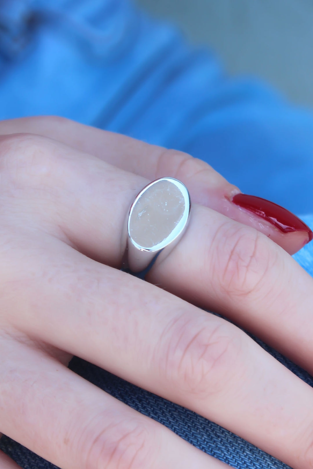 EBJ Silver Color Women's Ring - Bucha