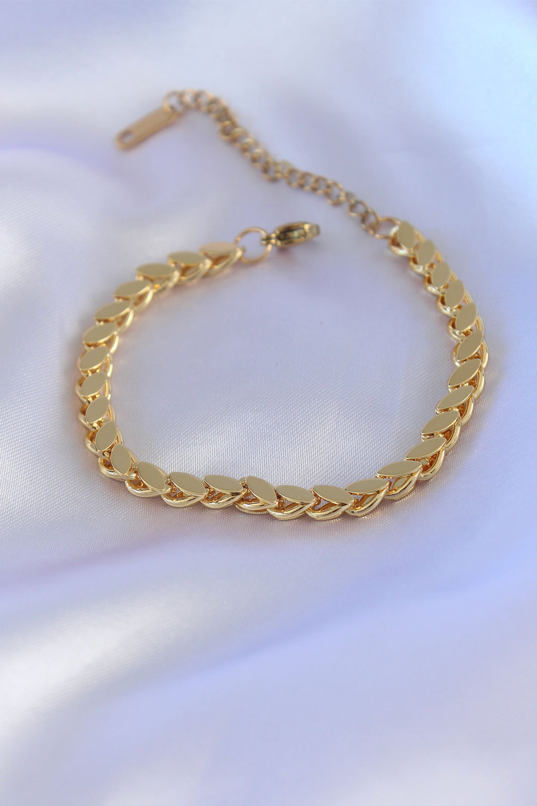 EBJ 316L Stainless Steel Barley Gold Color Women's Bracelet - Saint-Herblain