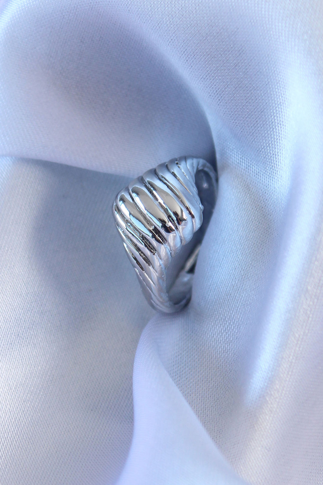 EBJ Silver Color Women's Ring - Burlington