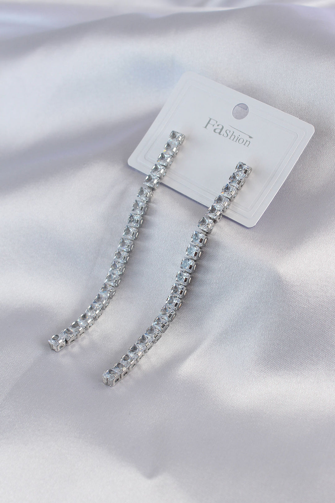 EBJ Silver Color Zircon Stone Women's Earring - Santiago