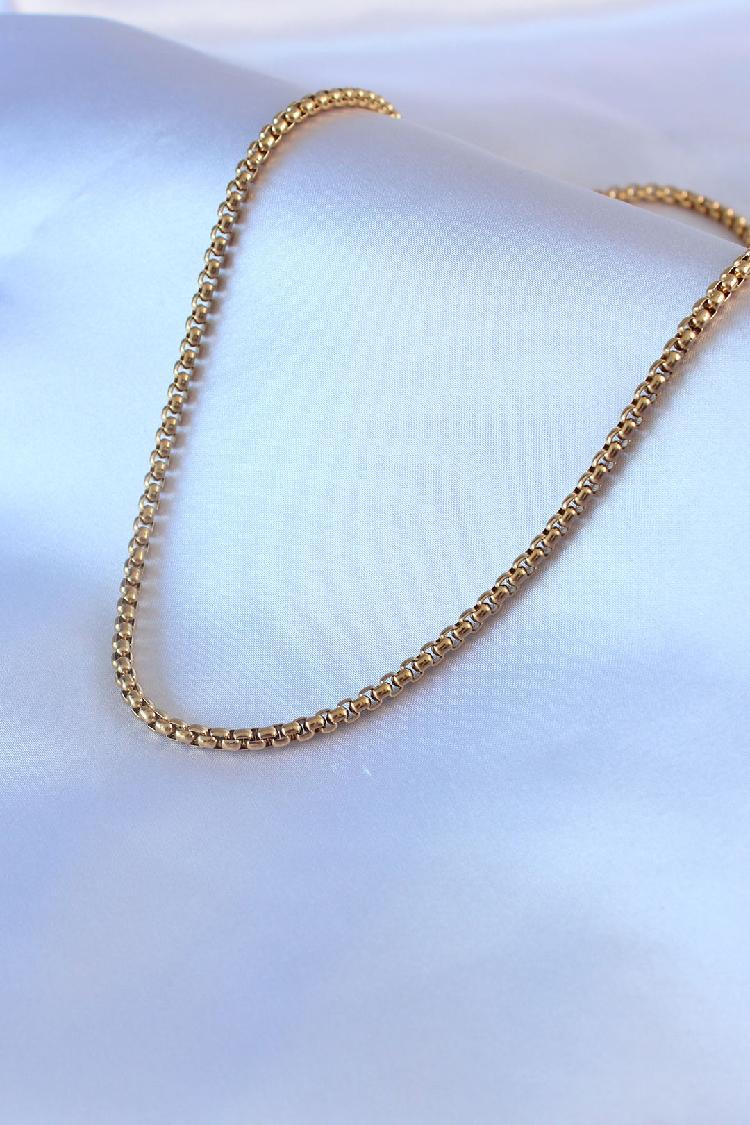 EBJ 316L Steel Gold Color Thick Chain Model Men's Necklace - Dagenham