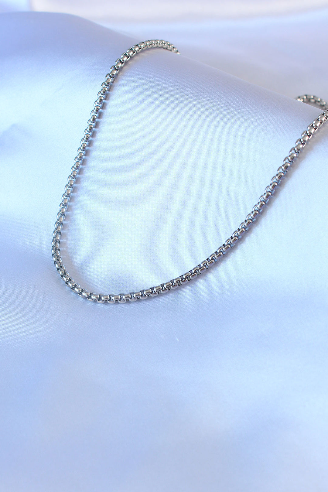 EBJ 316L Steel Silver Color Thick Chain Model Men's Necklace - Friedrichshafen