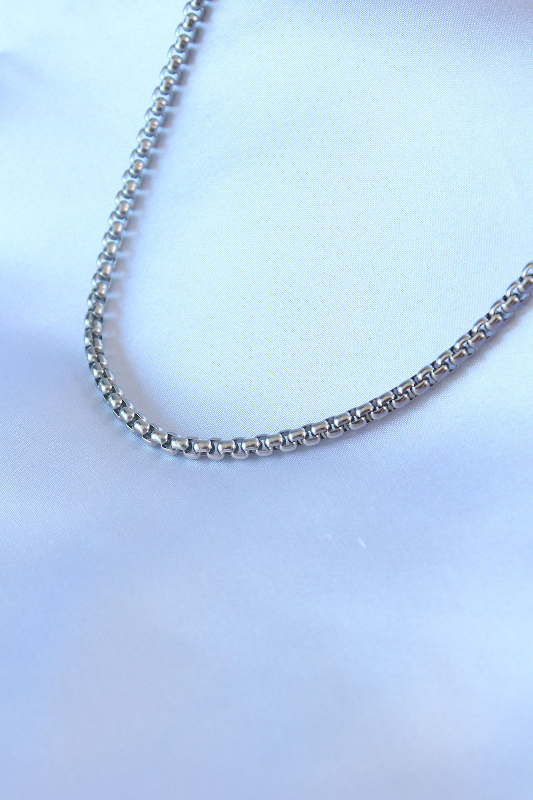 EBJ 316L Steel Silver Color Thick Chain Model Men's Necklace - Friedrichshafen