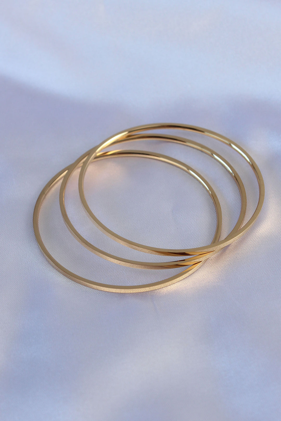 EBJ 316L Steel Gold Color Ajda Model Women's 60 mm Bracelet - Esposende