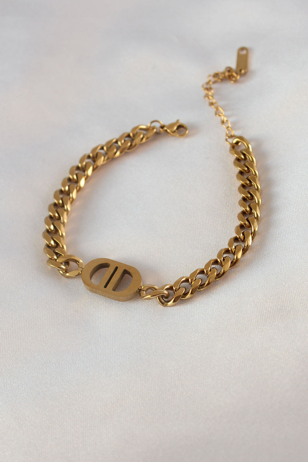 EBJ 316L Steel Gold Color Chain Model Women's Bracelet - Laguna Niguel