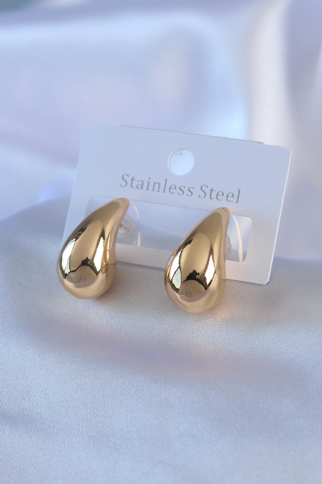 EBJ 316L Steel Gold Color Drop Model Women's Earring - Northglenn