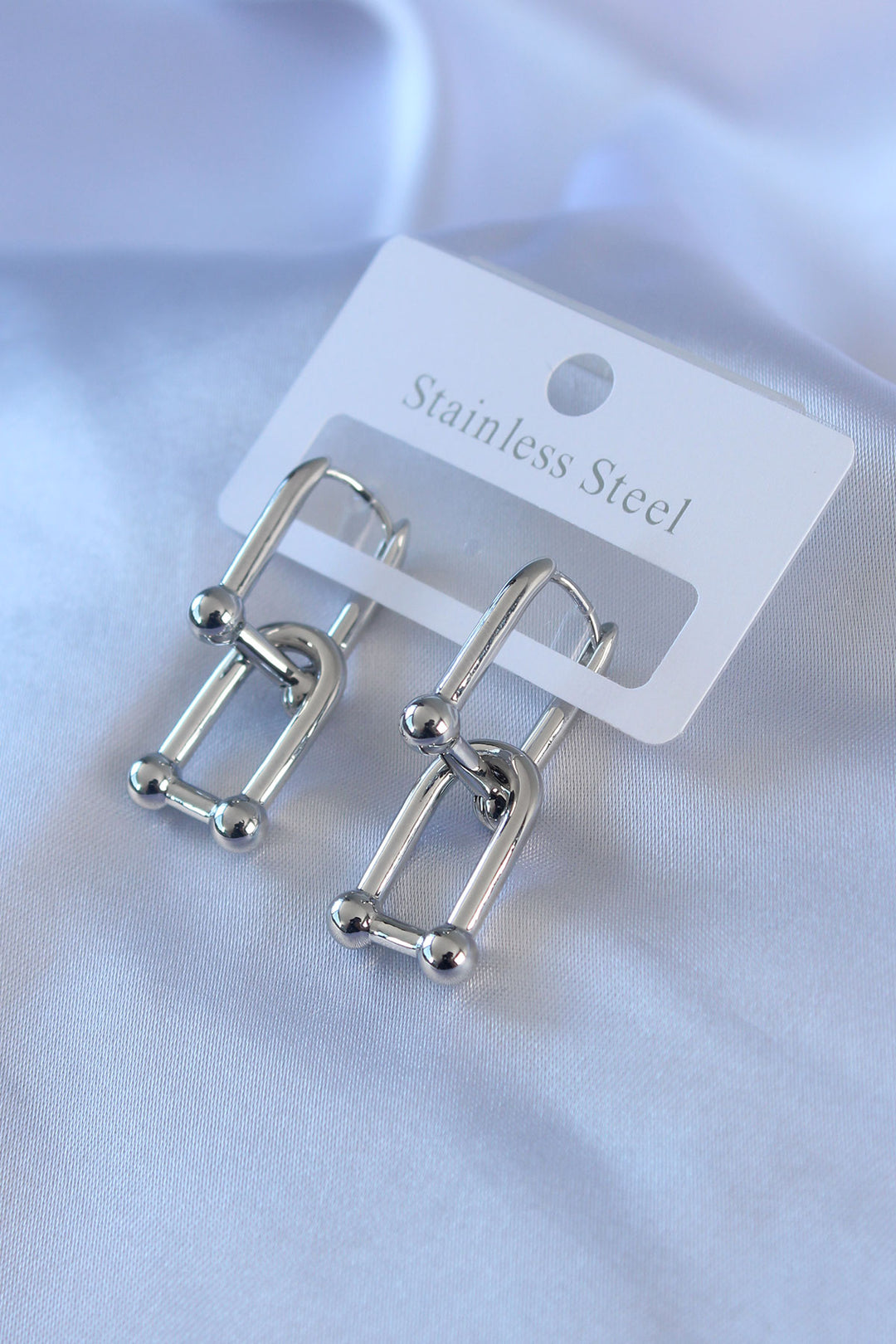 EBJ 316L Stainless Steel Silver Color Tiffany Model Women's Earring - Oro Valley