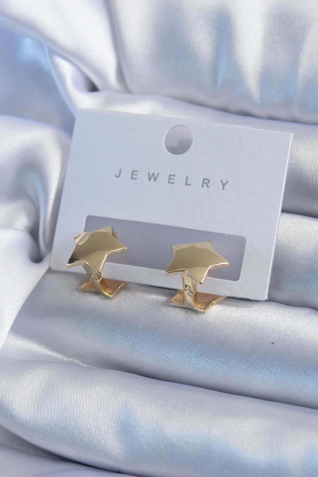 EBJ Gold Color Star Model Brass Women's Earrings - Emsdetten