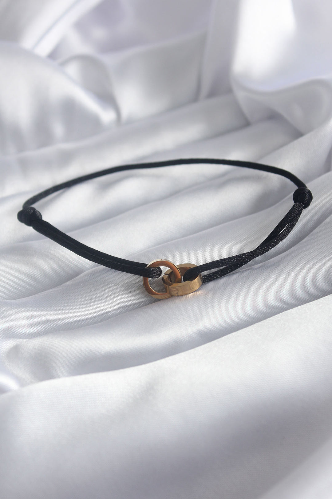 EBJ Black Color String Model Gold Color Ring Figure Women's Bracelet - Dülmen