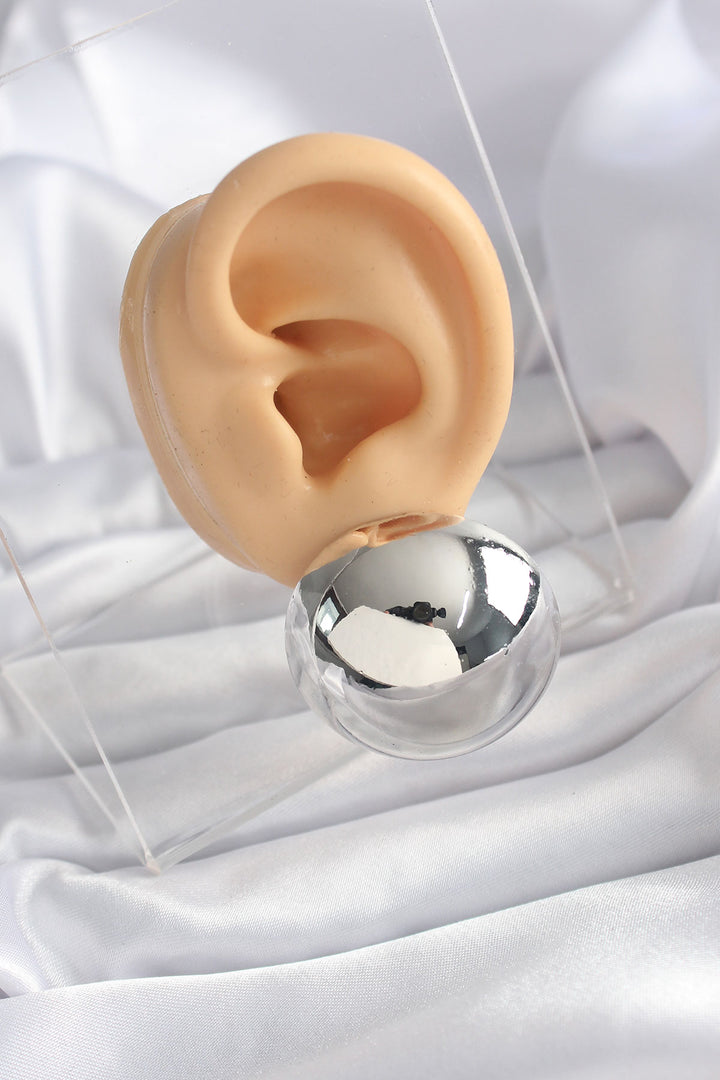 EBJ Rice Silver Color Women's Earrings - Marburg