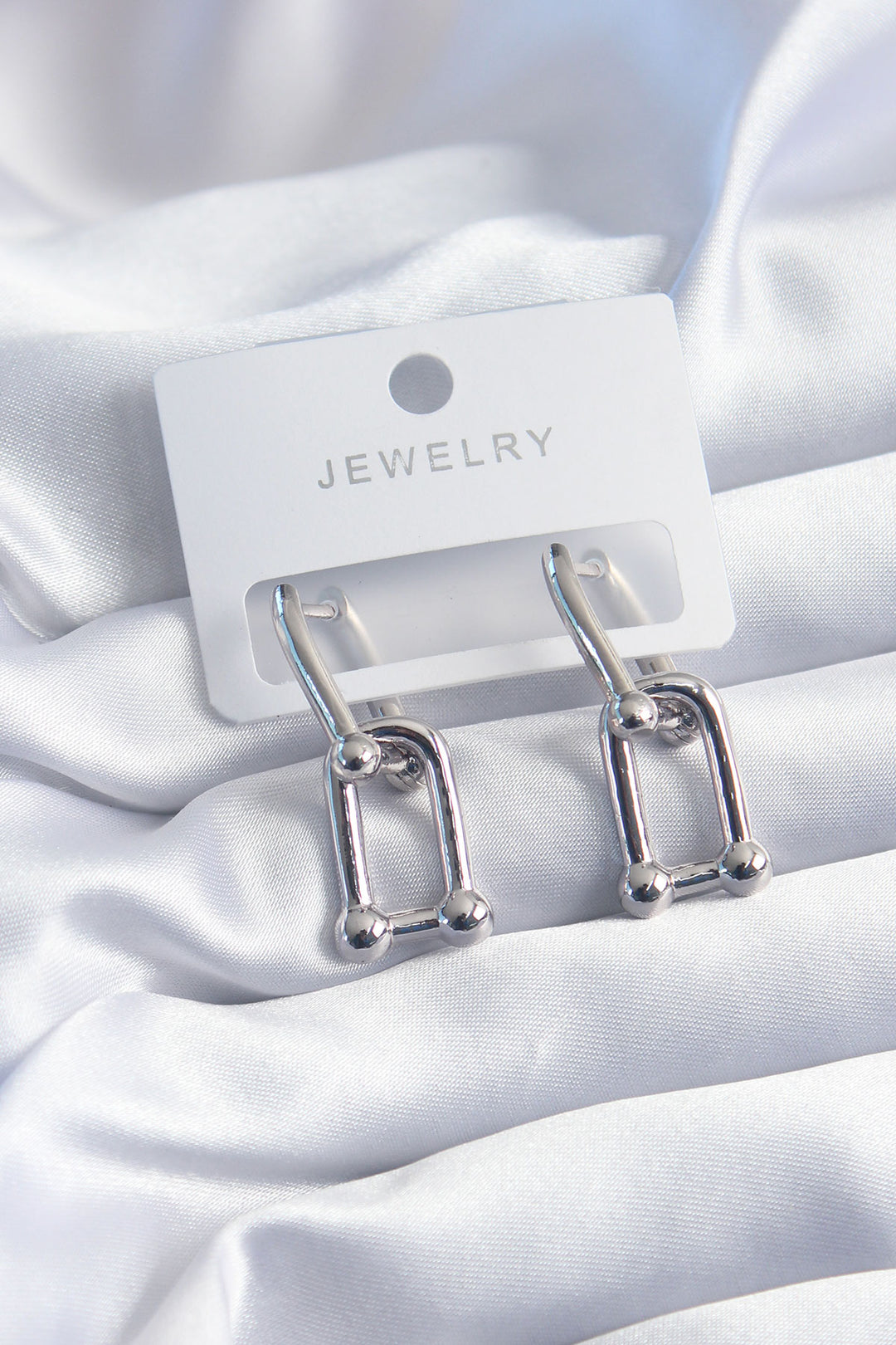 EBJ Rice Silver Color Tiffany Model Women's Earring - Falls