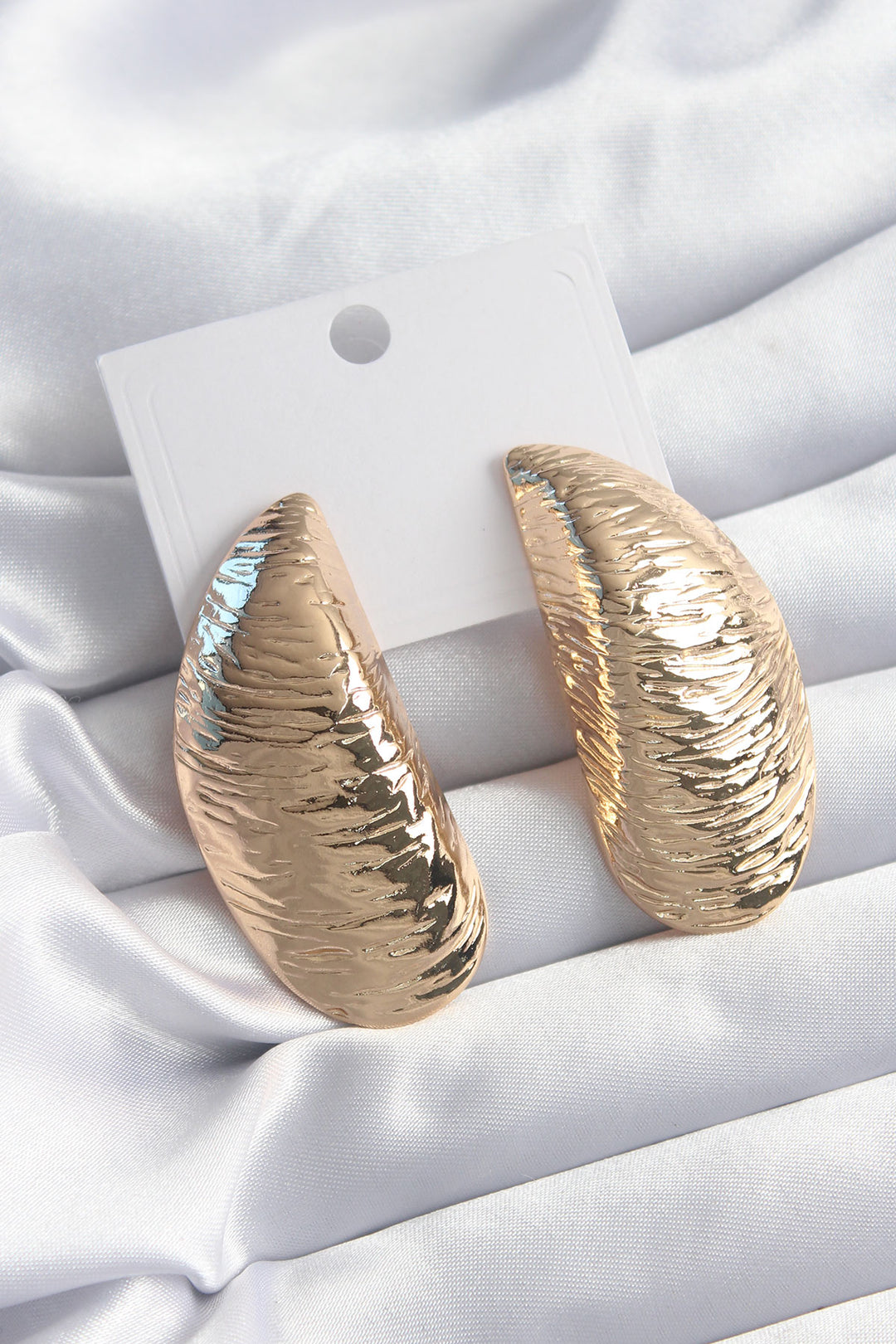 EBJ Rice Gold Color Seashell Pattern Women's Earrings - Heroica Nogales