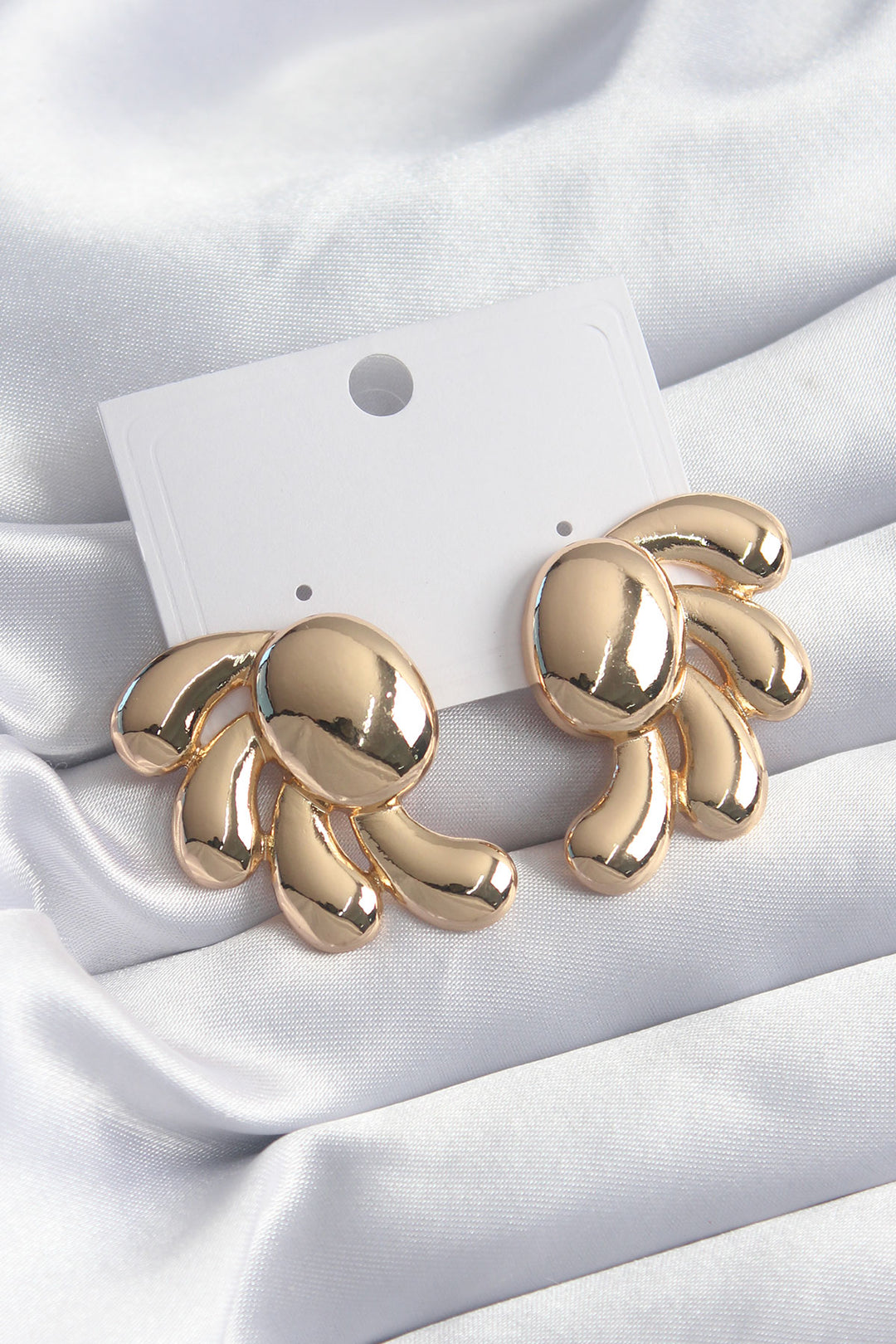 EBJ Gold Color Women's Rice Earrings - Ampelókipoi
