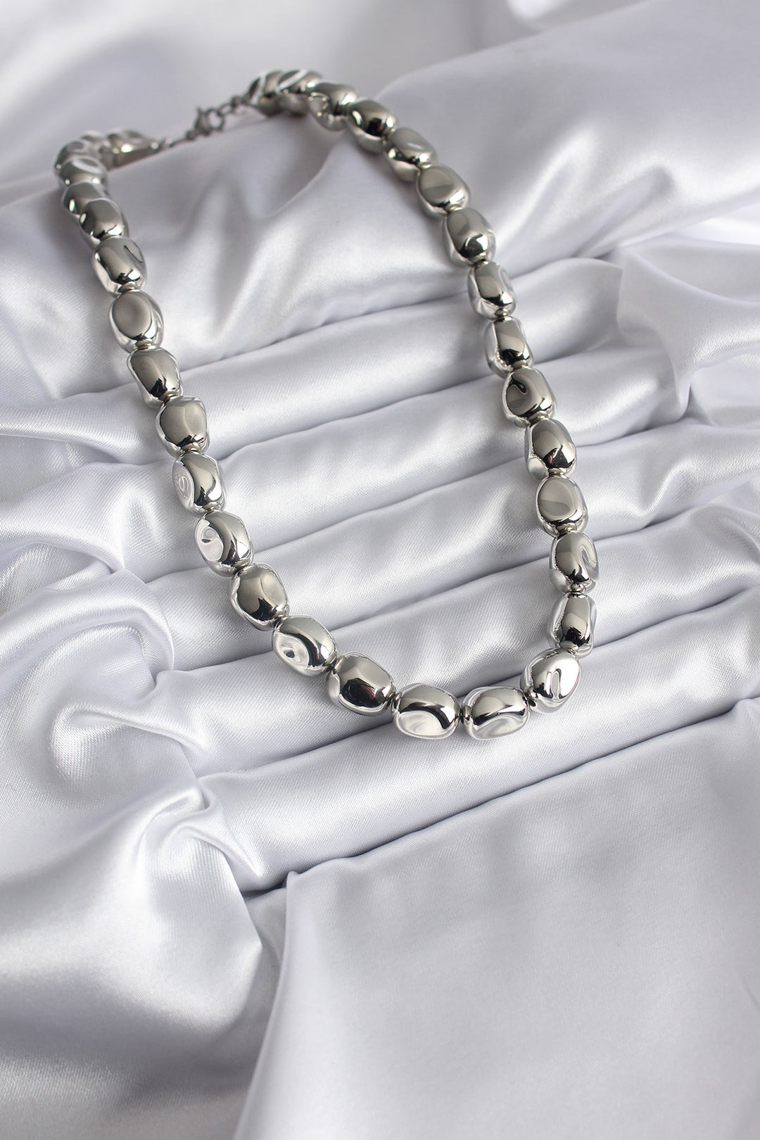 EBJ Rice Silver Color Women's Necklace - Leiria