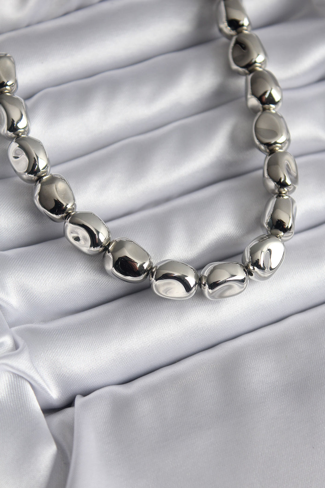 EBJ Rice Silver Color Women's Necklace - Leiria