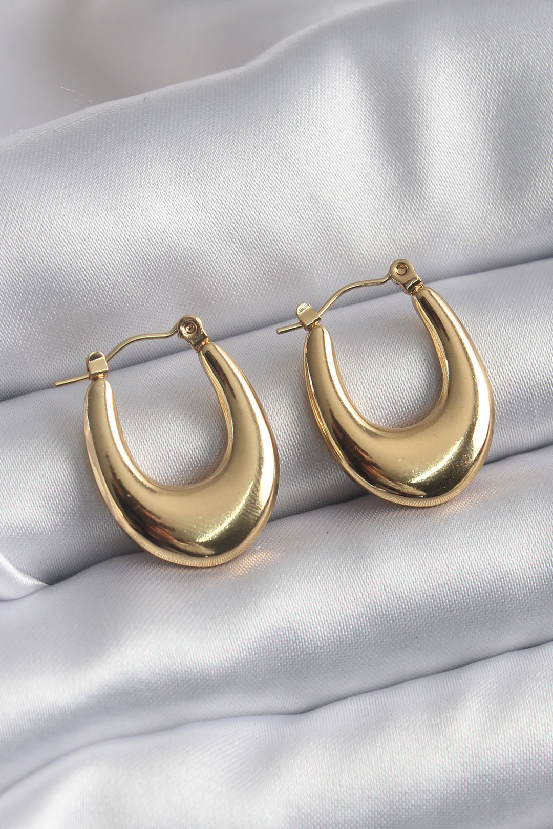 EBJ 316L Stainless Steel Gold Color Women's Earring - Elmhurst