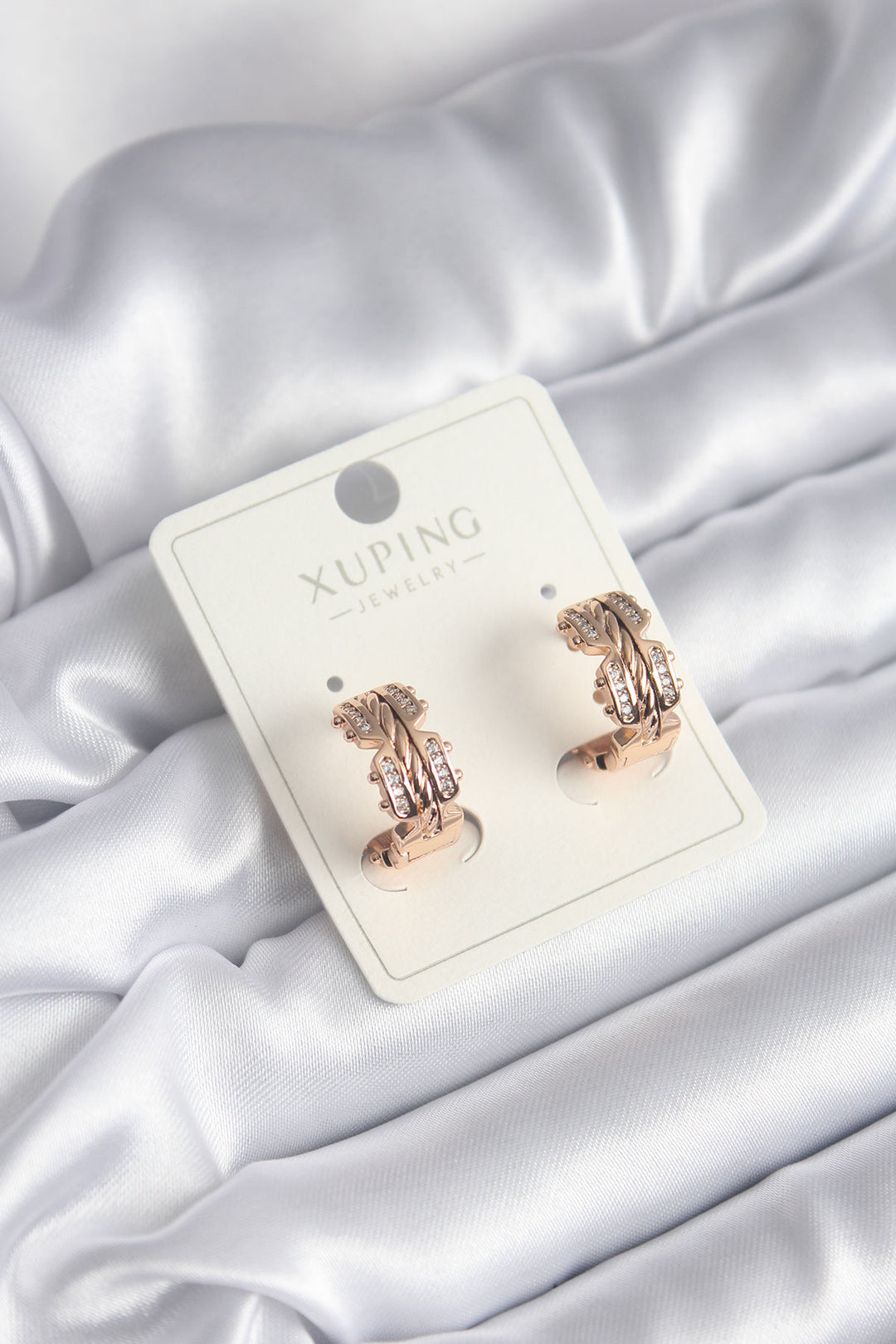 EBJ Xuping Model Zircon Stone Ring Women's Earring - Neu Isenburg