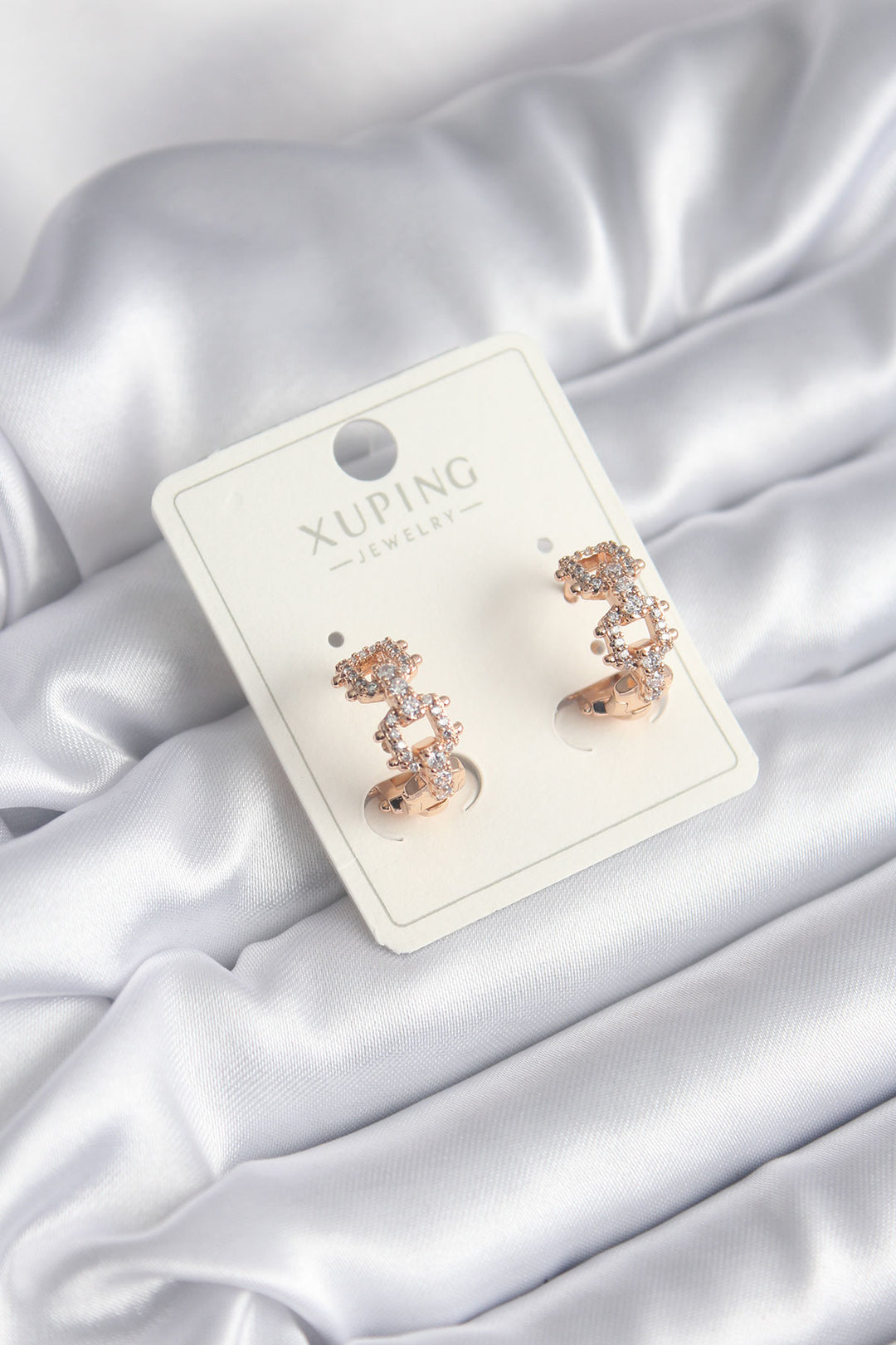 EBJ Xuping Model Zircon Stone Ring Design Women's Earring - Cuautitlán