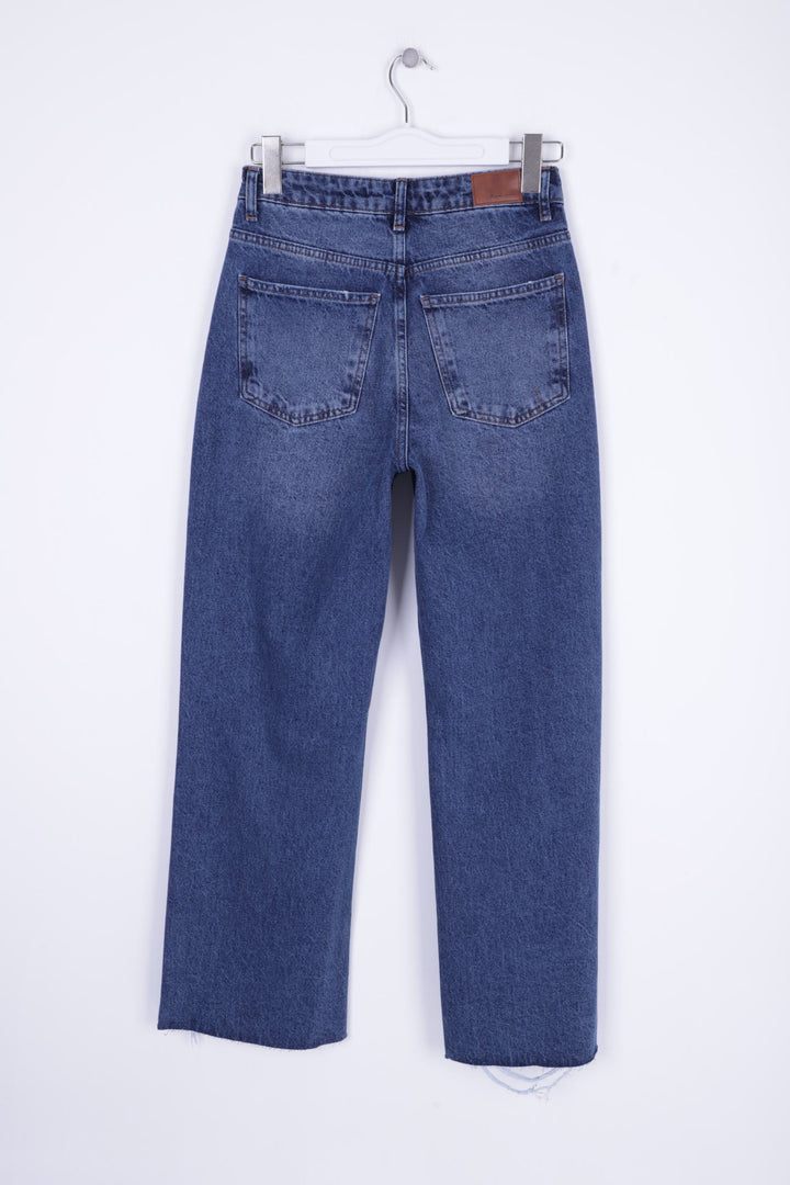 XLJ High Rise Wide Leg Ripped Jean Mixed - Myrtle Beach