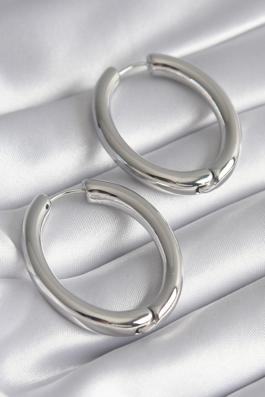 EBJ Rice Silver Color Ring Model Women's Earring - Liverpool